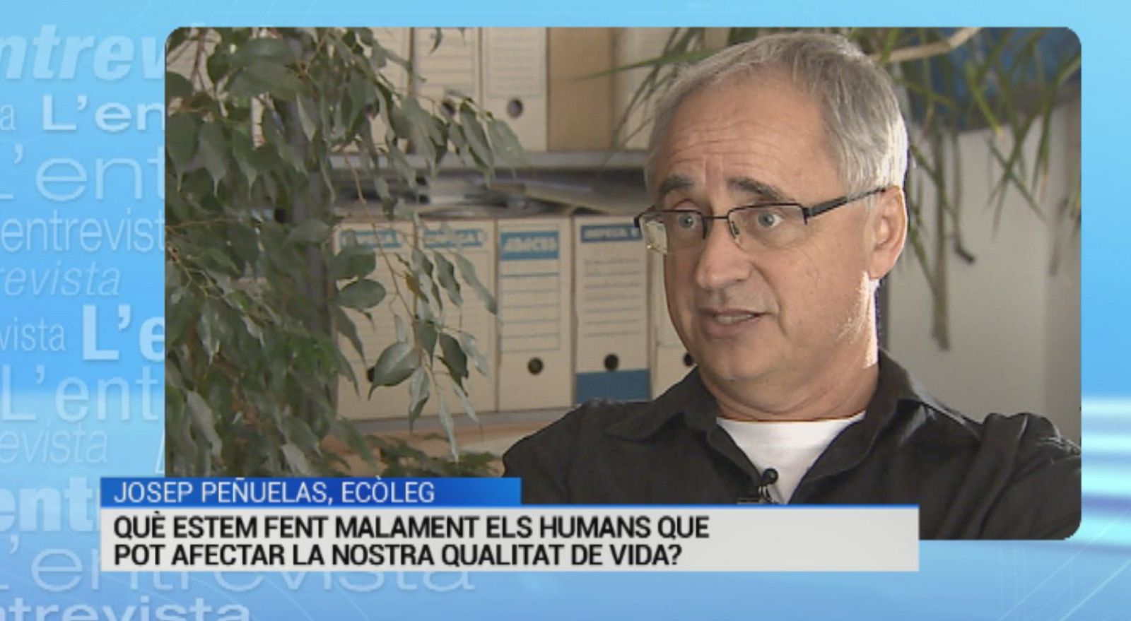 L'Entrevista de L'Informatiu Cap de Setmana - Josep Peñuelas