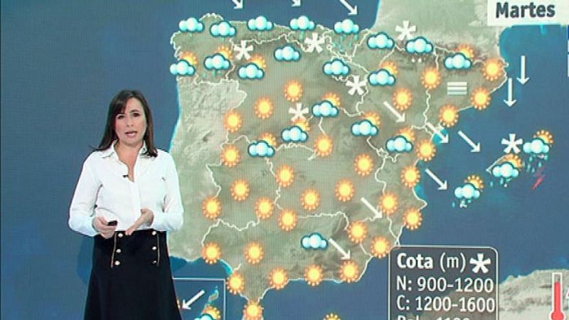 Día frío y lluvioso, sobre todo en la cornisa cantábrica