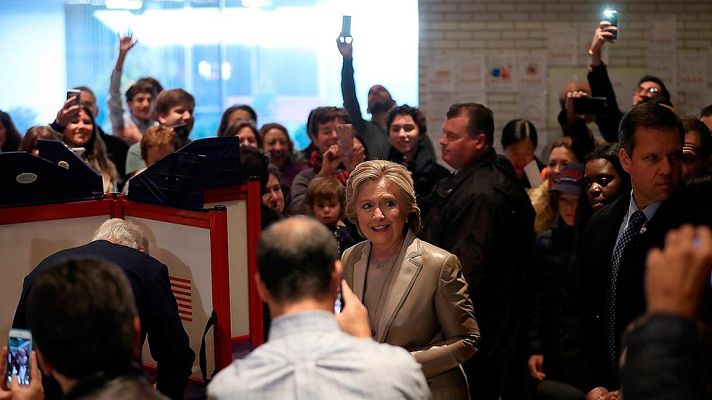 Informativo 24h - Hillary Clinton vota en el estado de Nueva York
