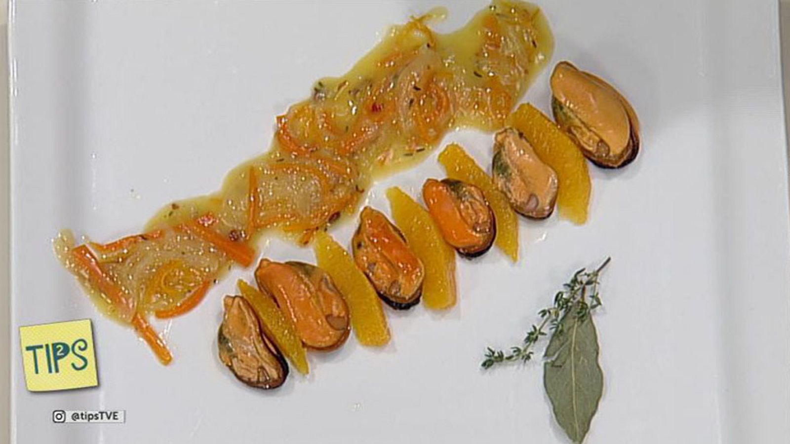 TIPS - Cocina - Escabeche de naranja con mejillones