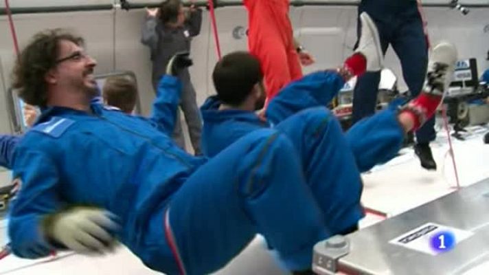 Telediario 1 - Sentir la falta de gravedad sin necesidad de salir al espacio es posible