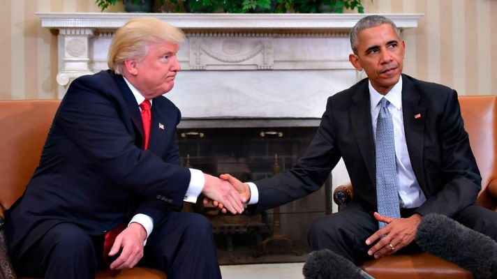 Telediario 1 - Primer encuentro entre Trump y Obama para el traspaso de poderes en EE.UU.