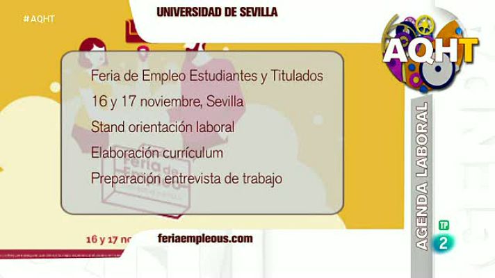 Aquí hay trabajo - Agenda Antiparo de actividades gratuitas