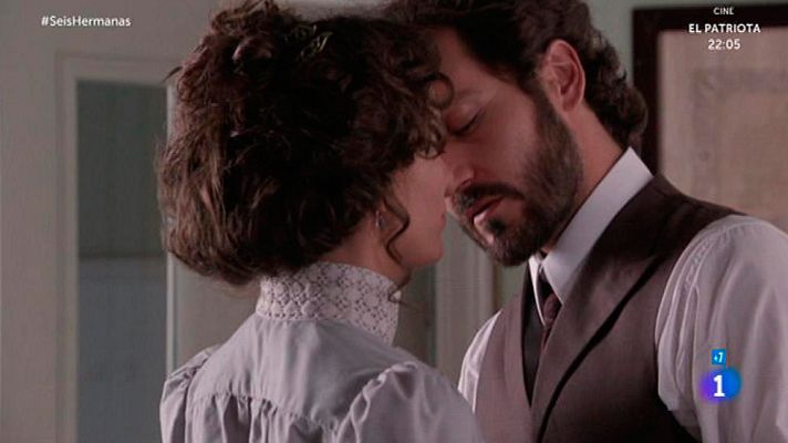 Seis hermanas - Cristóbal e Inés se besan