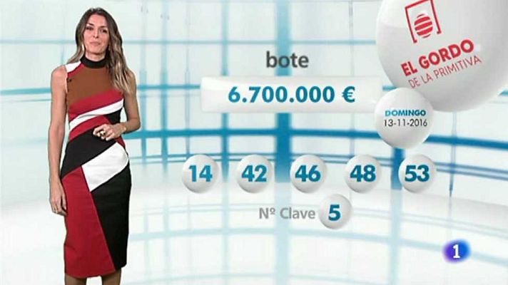 Loterías - El Gordo de la Primitiva - 13/11/16