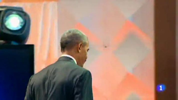 Telediario 1 - Obama se prepara para llevarse la música a otra parte