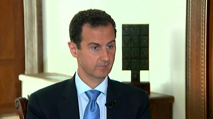 Telediario 1 - Bachar al Asad advierte a Trump que sólo podrán ser aliados si lucha contra el terrorismo