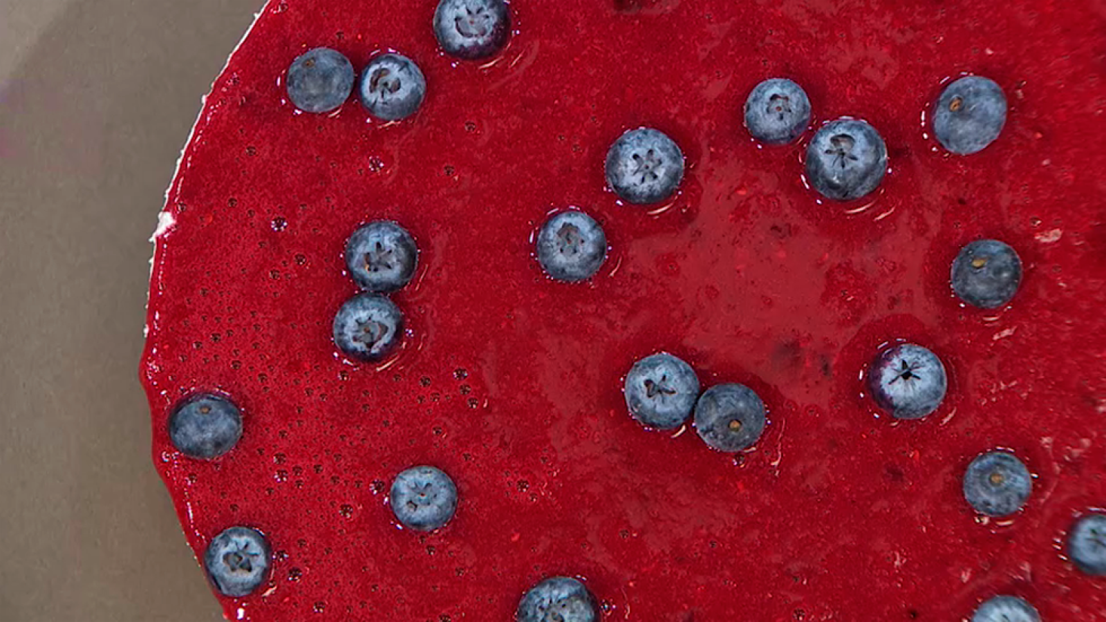 Tarta de queso y frutos rojos