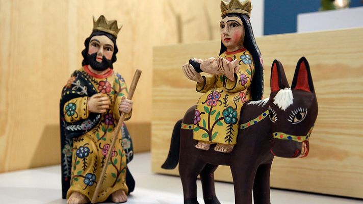 Telediario 1 - Exposición de belenes en Madrid