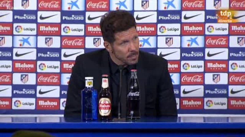 Simeone: "El Madrid fue mejor, sobre todo en el primer tiempo" - Estudio Estadio | Ver