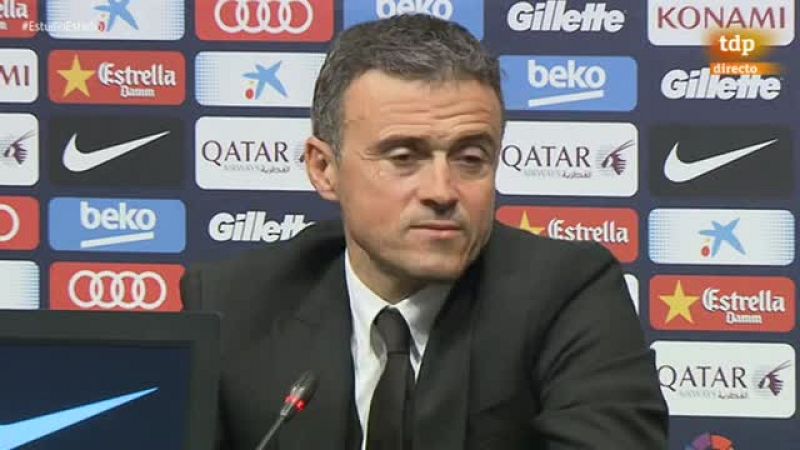 Luis Enrique: "No voy a hablar del árbitro"
