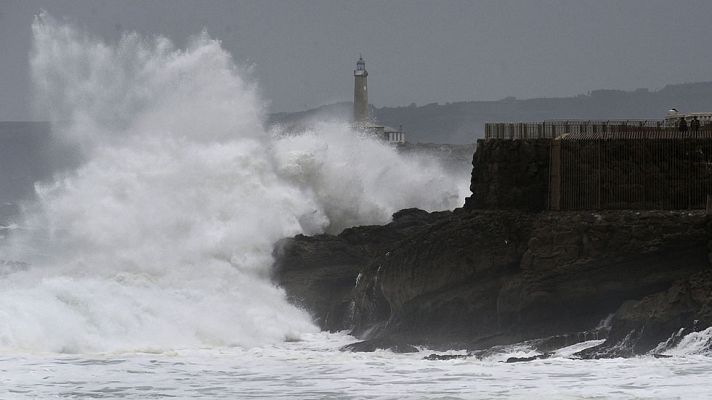 Telediario 1 - Hasta 36 provincias en alerta por lluvia, viento o fuerte oleaje