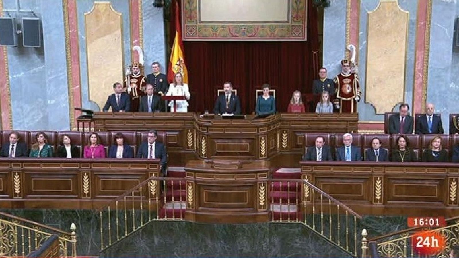 Parlamento - Elfoco parlamentario - Apertura solemne XII Legislatura - 19/11/2016