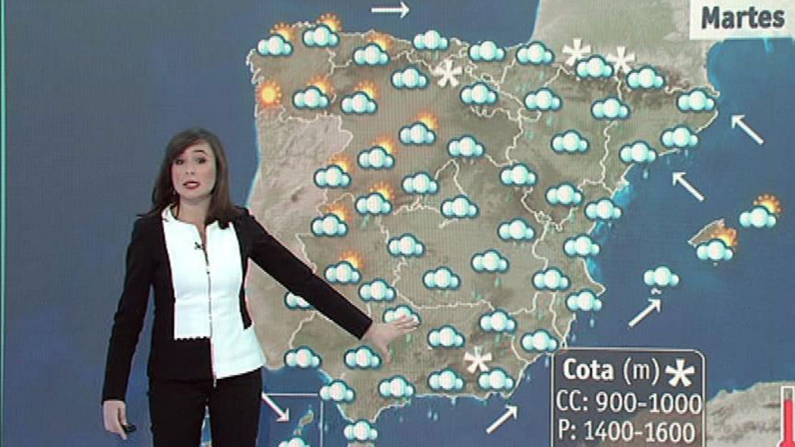 Descenso generalizado de temperaturas y lluvias en el este y sur peninsular