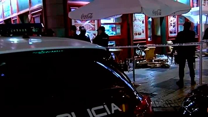 Telediario 1 - Pelea entre ultras del Sevilla y la Juventus