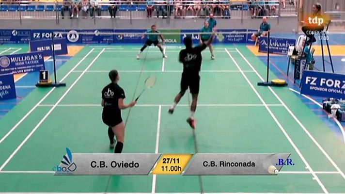 Bádminton - Liga Nacional División de Honor. Programa 6