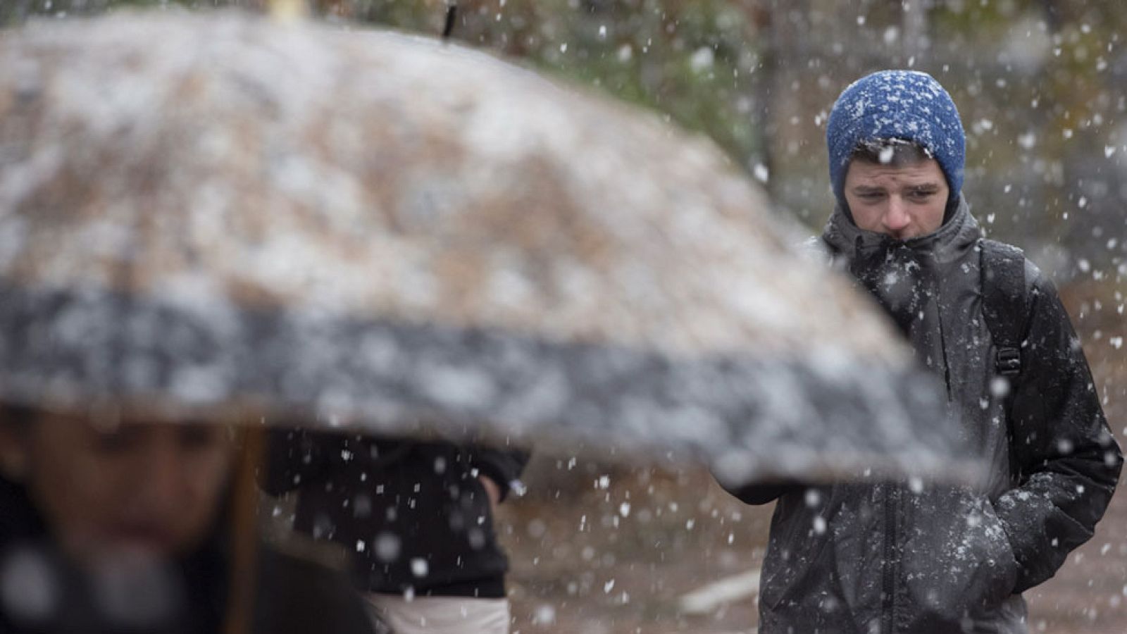 Lluvias fuertes en Galicia y sur de Andalucía, y nevadas en noroeste