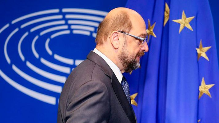 Telediario 1 - Martin Schulz, el presidente del Parlamento Europeo, dejará su cargo para volver a la política alemana