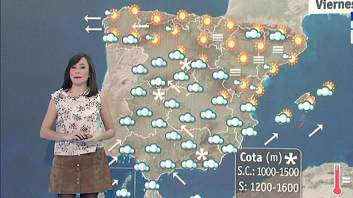 El tiempo - Fuertes lluvias en Andalucía y Extremadura
