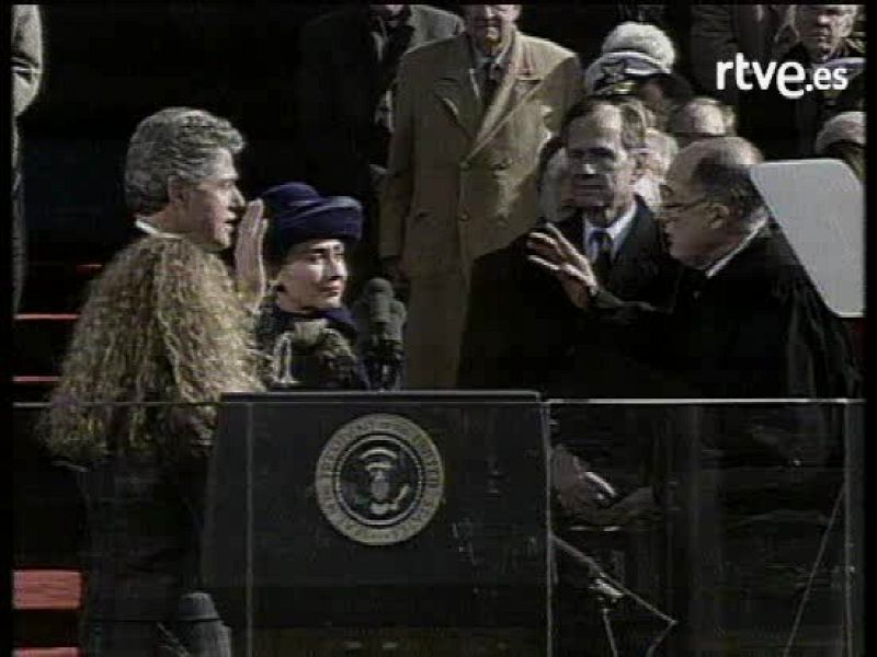 Bill Clinton jura como presidente (1993) - Fue noticia en el Archivo de RTVE | Ver