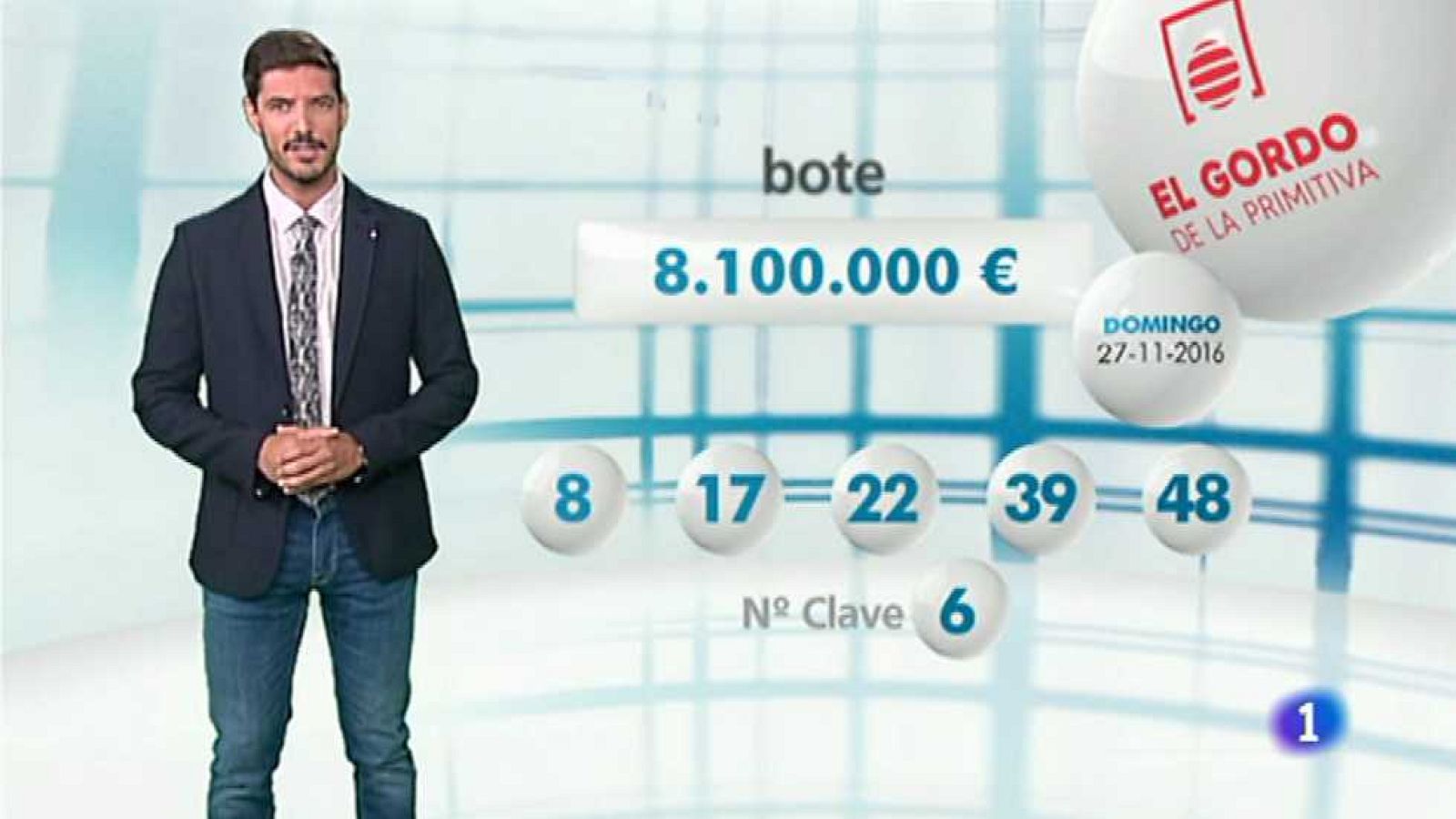 El Gordo de la Primitiva - 27/11/16 - ver ahora