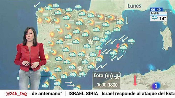 El tiempo - Intervalos nubosos con temperaturas mínimas en ligero descenso