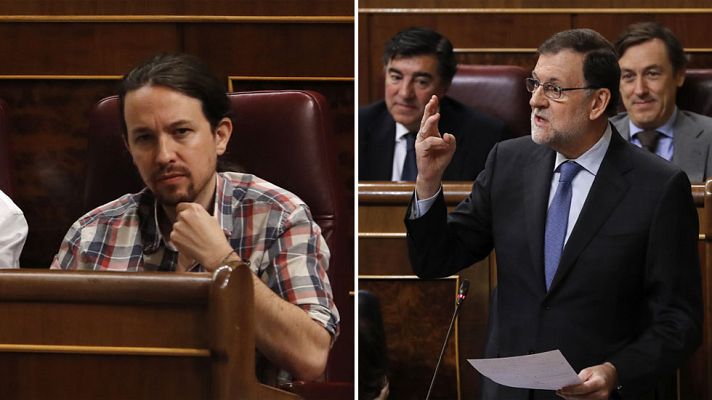 Informativo 24h - Rajoy asegura a Iglesias que acatará aquellas medidas del Congreso "que sean obligatorias aplicar"