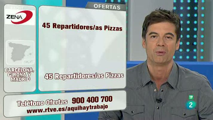 Aquí hay trabajo - 45 repartidores de pizzas en Madrid, Barcelona y Girona