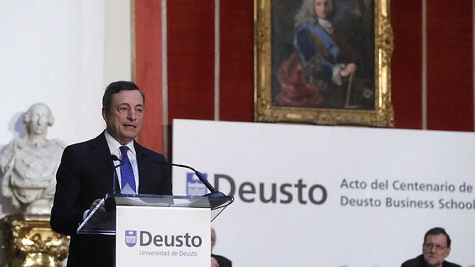 Mario Draghi elogia las reformas de gobierno de Rajoy