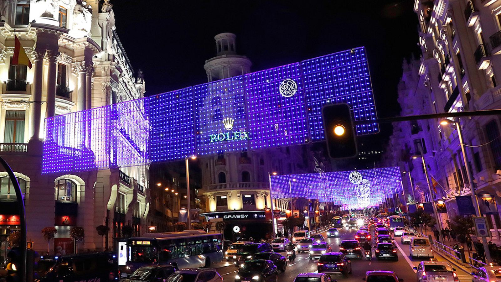 El centro de Madrid se corta al tráfico por Navidad
