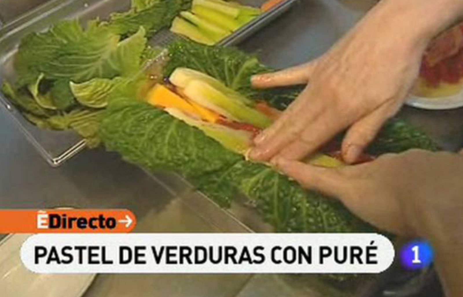España Directo - Pastel de verduras con crema - RTVE Cocina | Ver