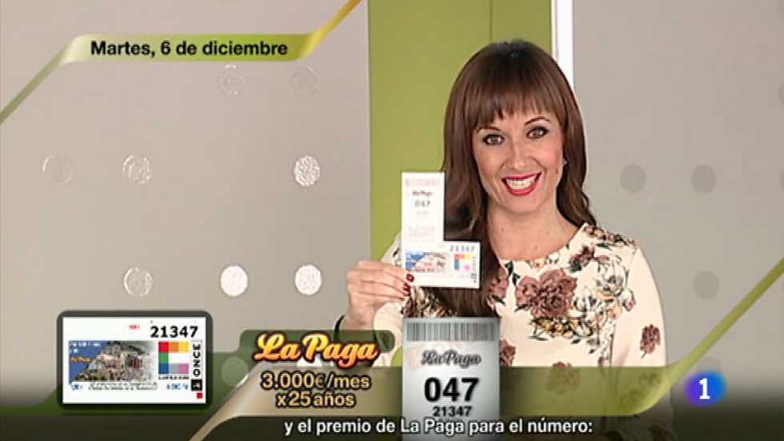 Sorteo ONCE - 06/12/16 - ver ahora