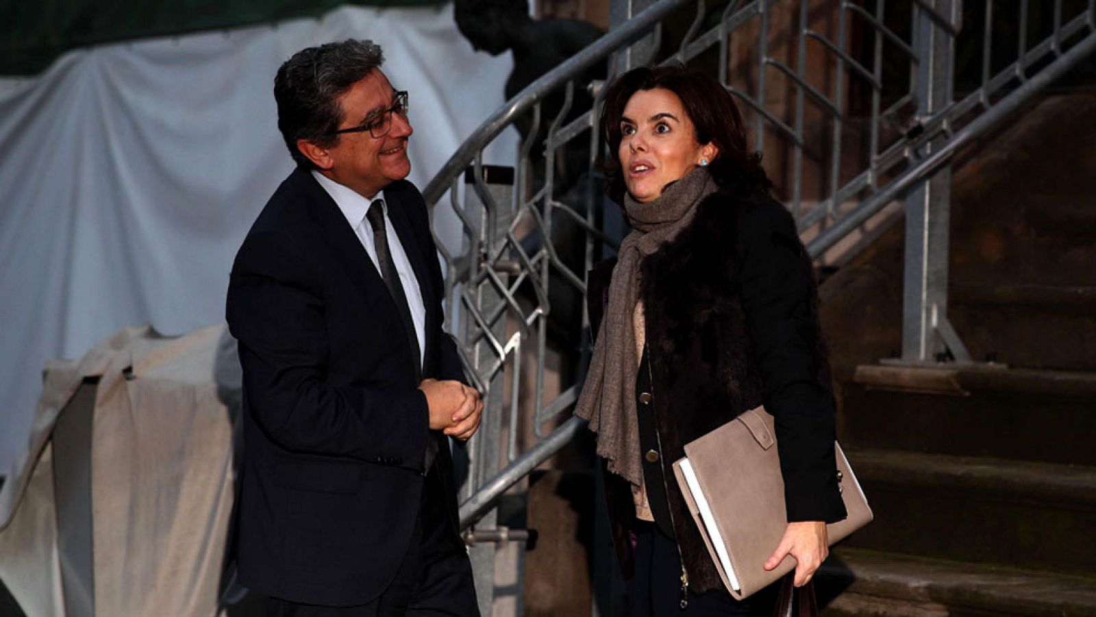 La vicepresidenta del Gobierno inicia en Barcelona su ronda de contactos con los líderes políticos catalanes