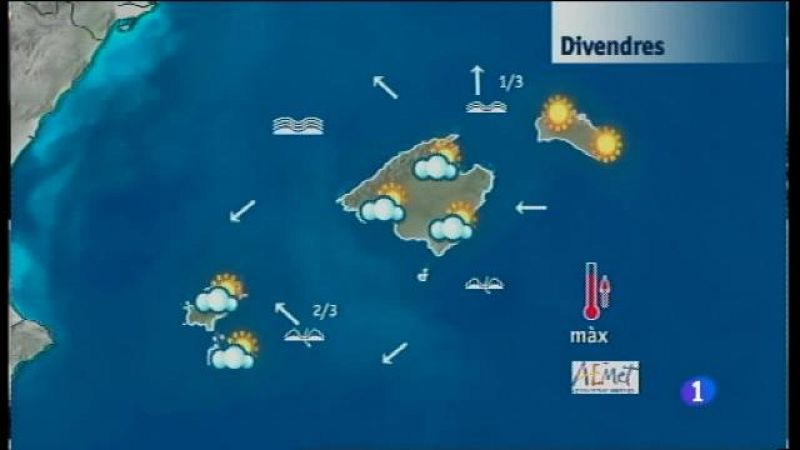 El temps a les Illes Balears - 09/12/16