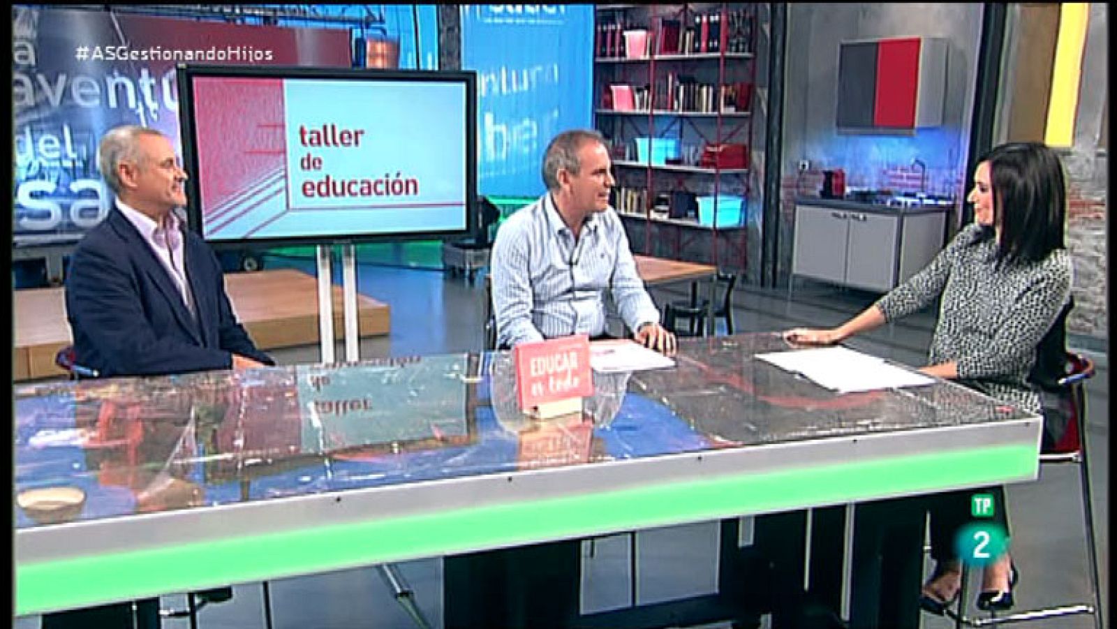 La Aventura del Saber. TVE. Leo Farache y Jorge Salinas. Gestionando Hijos