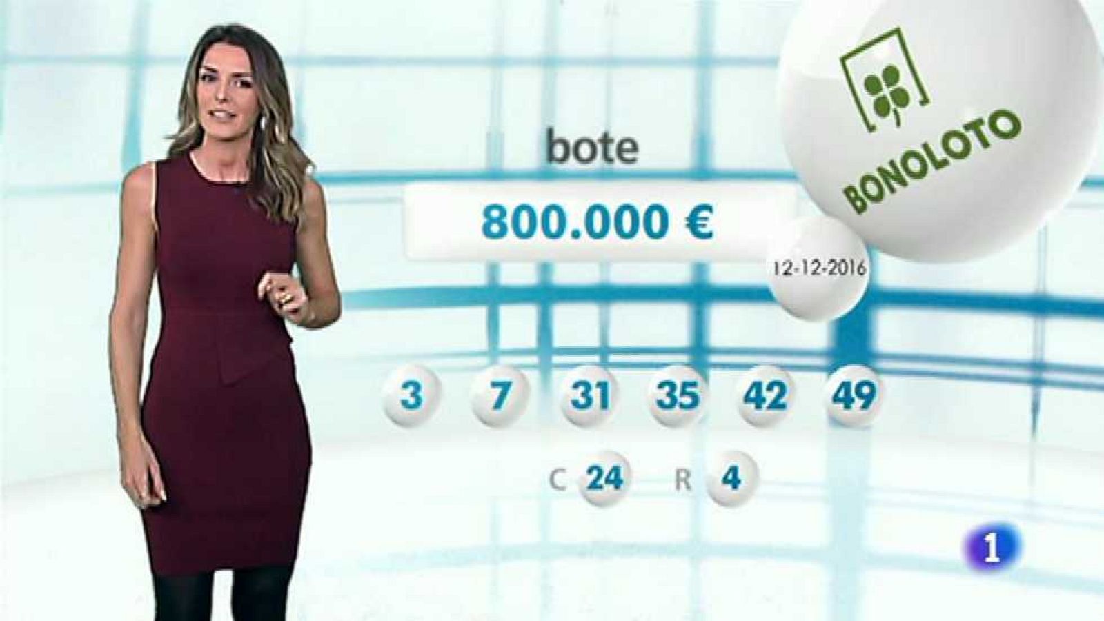 Bonoloto - 12/12/16 - ver ahora