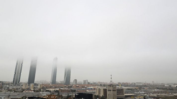 El tiempo - Nieblas persistentes en mitad oriental peninsular y lluvias en oeste