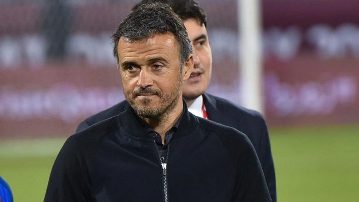 Telediario 1 - Luis Enrique: "No nos ha sorprendido el sorteo de Champions"