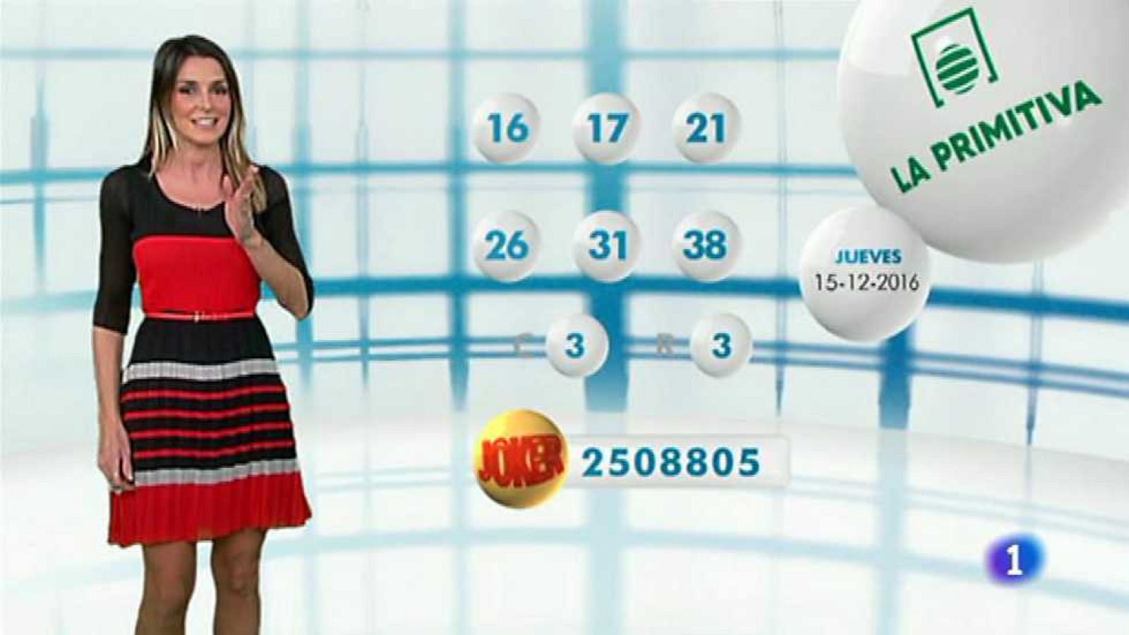Lotería Nacional + La Primitiva + Bonoloto - 15/12/16 - ver ahora