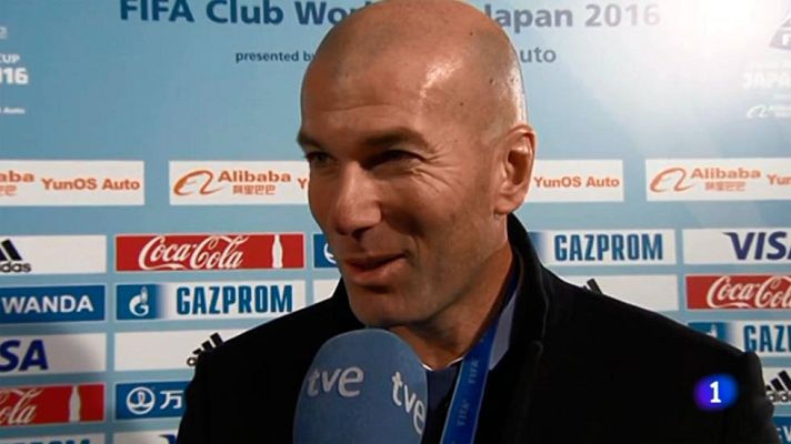 Telediario 1 - Zidane: "La presión y el estrés están ahí y no van cambiar"