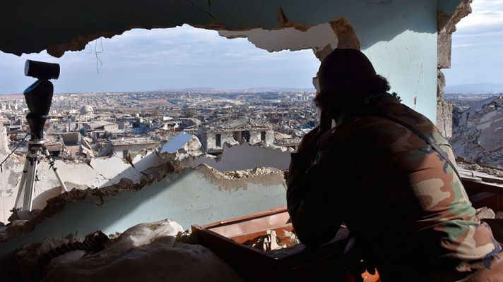 Telediario 1 - El valioso patrimonio de Alepo, destruido tras cuatro años d