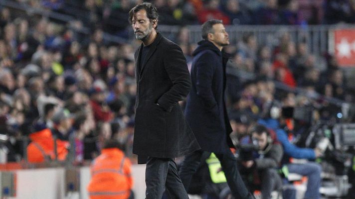 Telediario 1 - Quique Sánchez Flores pide disculpas a la afición