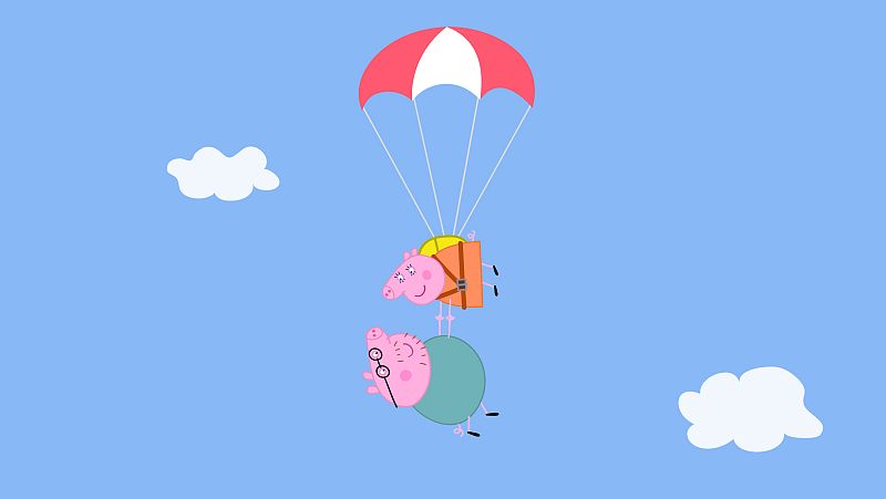 Parachute jump - Peppa Pig en inglés | Watch