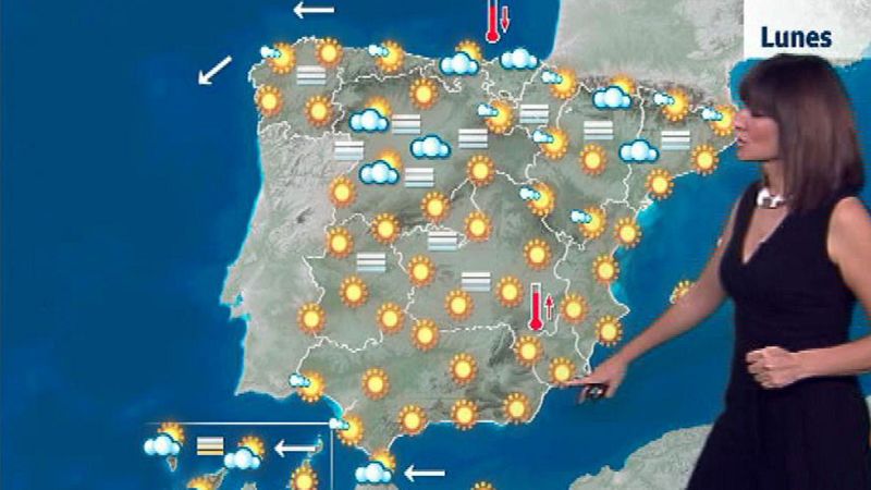 Nieblas en el interior peninsular y temperaturas sin grandes cambios en todo el país
