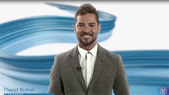 Gala 60 aniversario RTVE - David Bisbal felicita a TVE por su 60 aniversario
