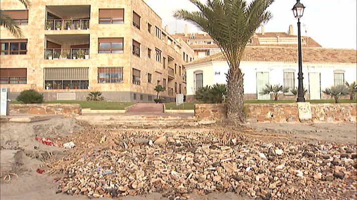 Telediario 1 - En Murcia, continúan recobrando la normalidad tras el temporal