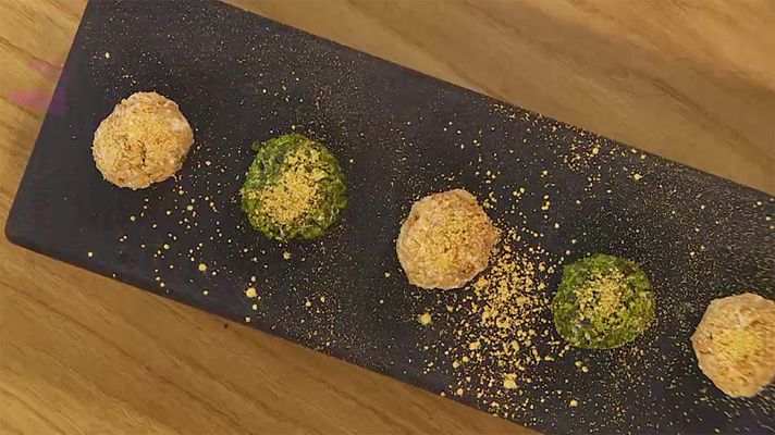 Torres en la cocina - Receta de bolas de queso con frutos secos