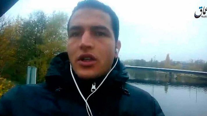 Telediario 1 - La Fiscalía de Berlín pone en libertad al tunecino detenido por ser "contacto" de Anis Amri