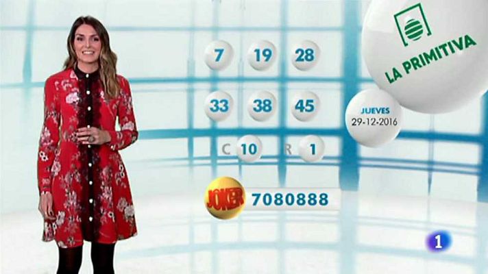 Loterías - Lotería Nacional + La Primitiva + Bonoloto - 29/12/16