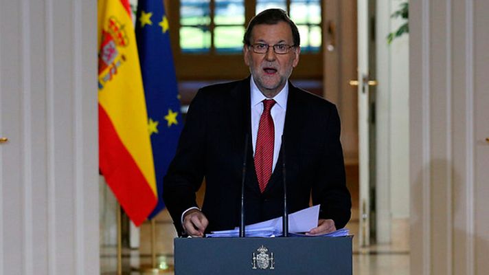 Telediario 1 - Mariano Rajoy hace balance del 2016 al que se ha referido como "el año de la incertidumbre"